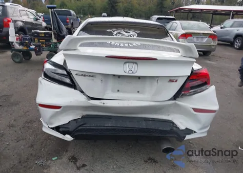 2015 Honda Civic Si из США, поврежденный, VIN 2HGFG4A51FH100380